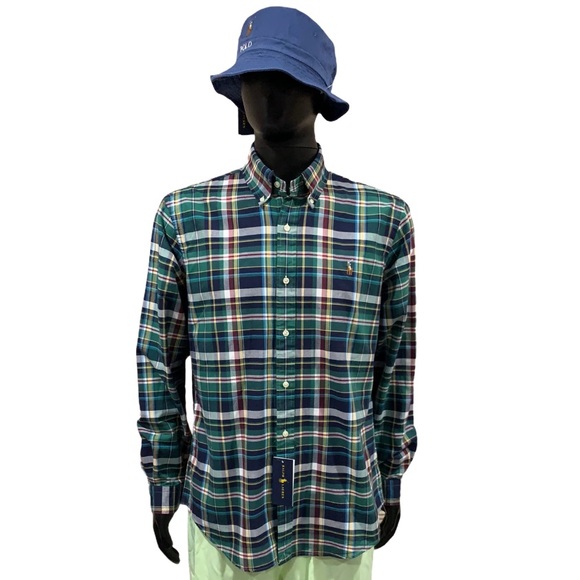 Polo RL classic fit plaid Oxford shirt NWT - Picture 3 of 8